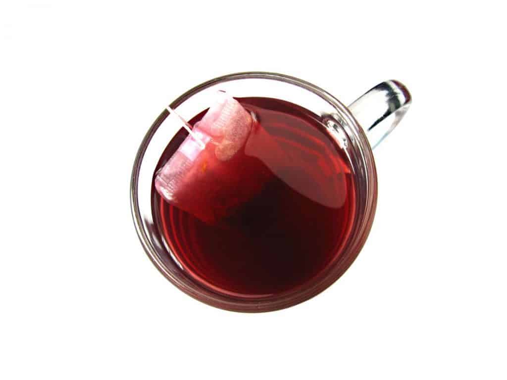 hibiscus tea with raspberry